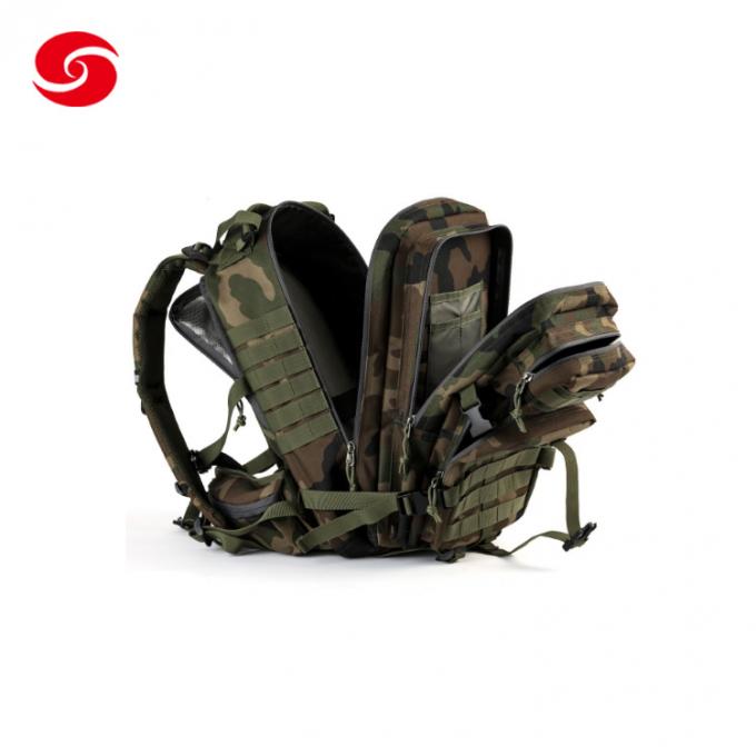 sac à dos tactique militaire de camouflage de nylon de polyester de Molle Cambat d'armée de camping du trekking 45L