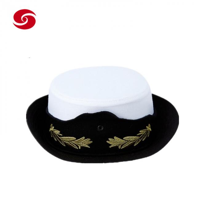 Policier féminin adapté aux besoins du client de Hat Hot Sale d'officier militaire Cap