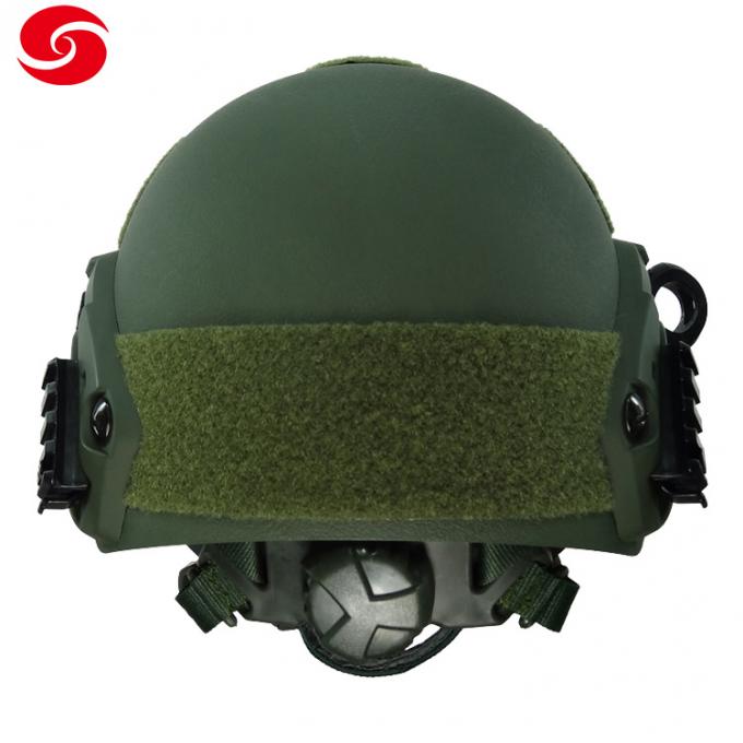 Casque ballistique vert nous casque à l'épreuve des balles militaire d'armée de casque de Nij 3A/casque rapide