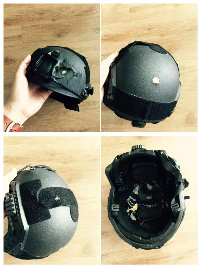 Casques de Militech de casque en acier de PE de Wendy Bulletproof Helmet Nij 3a pleins