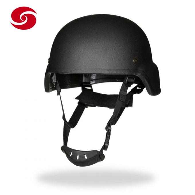 Aramid PE Self Protective Equipment Military Pagst Black Bulletproof Helmet