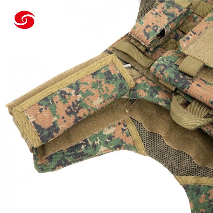 Gilet tactique en nylon de Digital de camouflage de combat militaire d'Airsoft